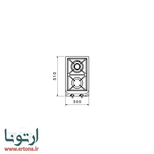 اجاق استیل بیمکث مدل 5021
